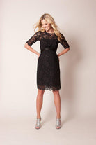 Seraphine black lace cocktail dress sz 1 (brand new)